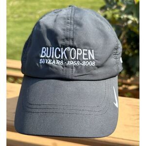 PGA TOUR‎ MENS NIKE ADJ STRAP GOLF HAT BUICK OPEN 50 YEARS 1958-2008